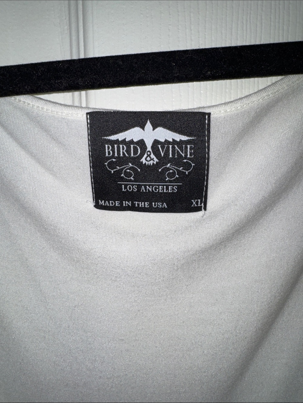 White Rhinestone Hummingbird Tank - Picture 3 of 6